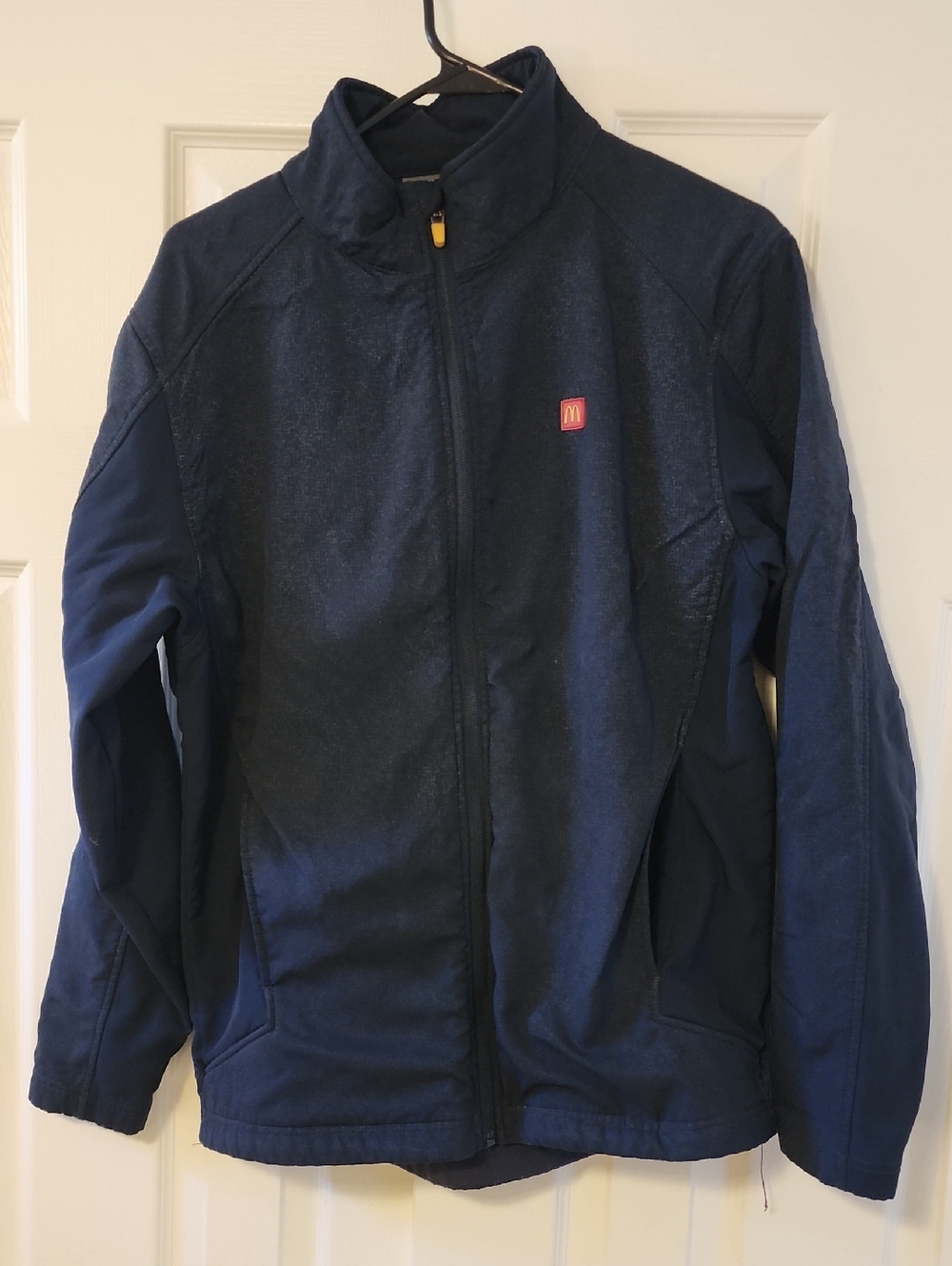 McDonald's Navy Lightweight Zip-Up Jacket with Red Logo
